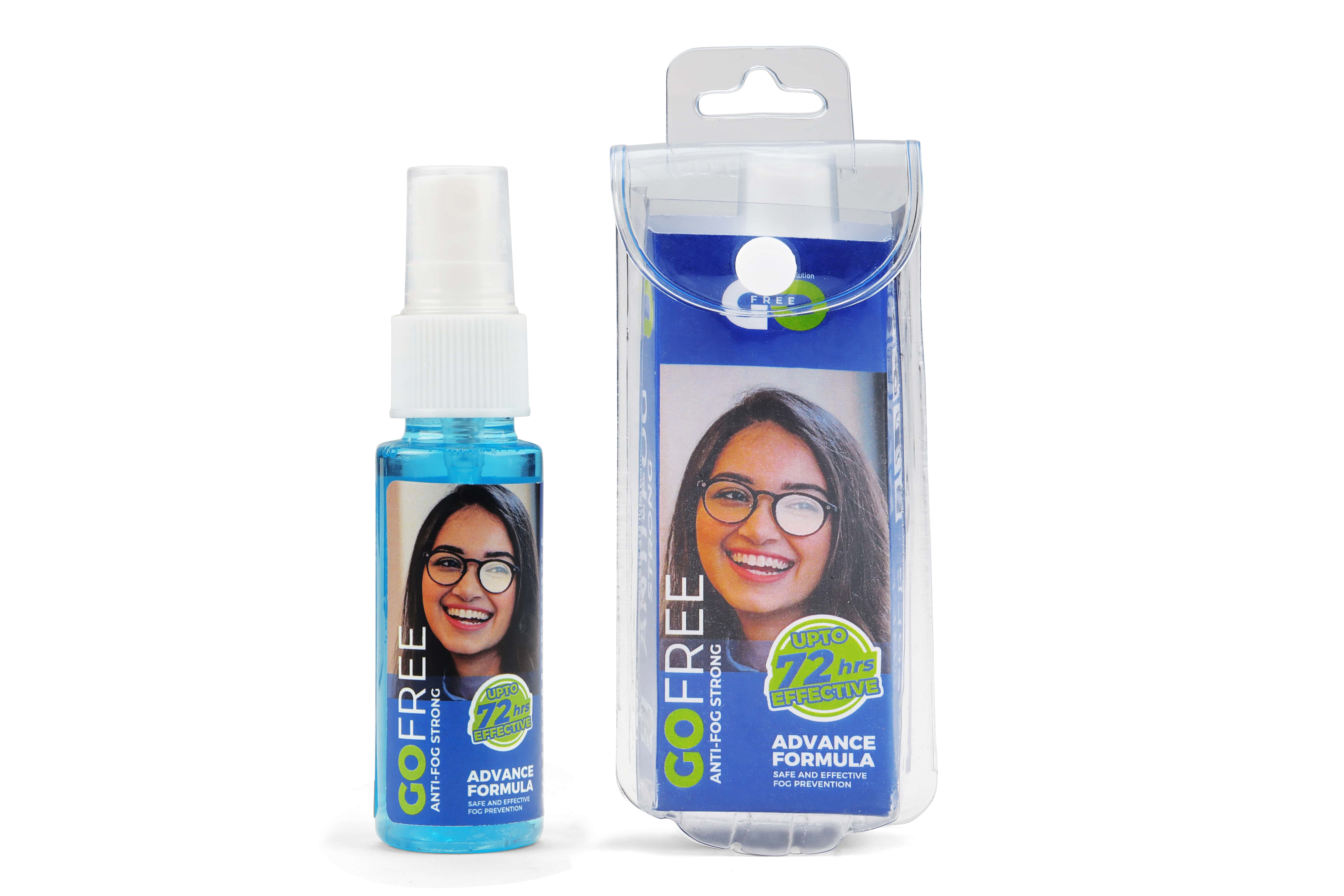 Anti-Fog Solution Strong (30 ML) - Effective for up to 72 Hrs. Ideal for Spectacles, Sunglasses & Eyewear
