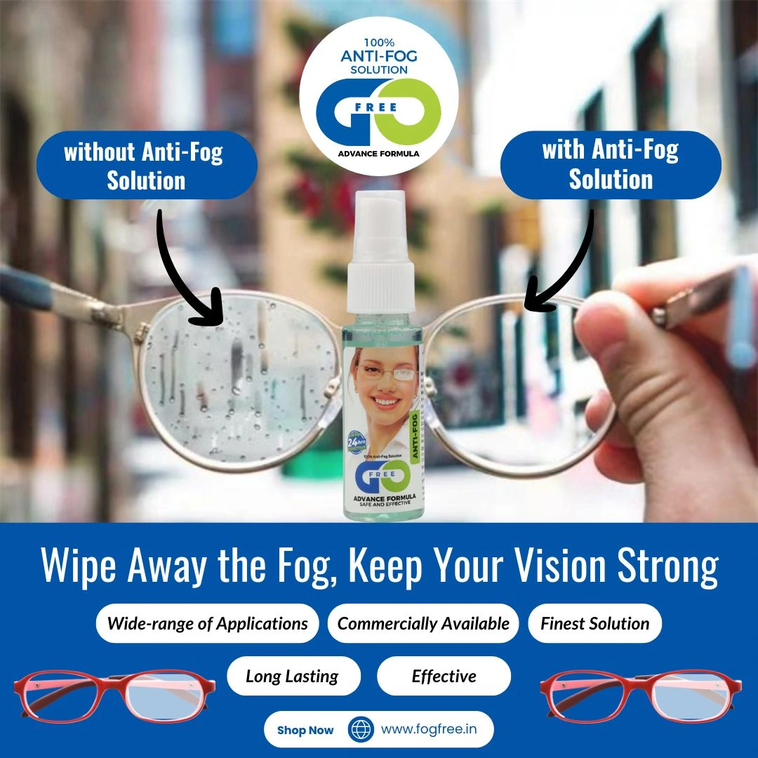 Stay Clear and Fog-Free with Gofree’s Premium Anti-Fog Sprays