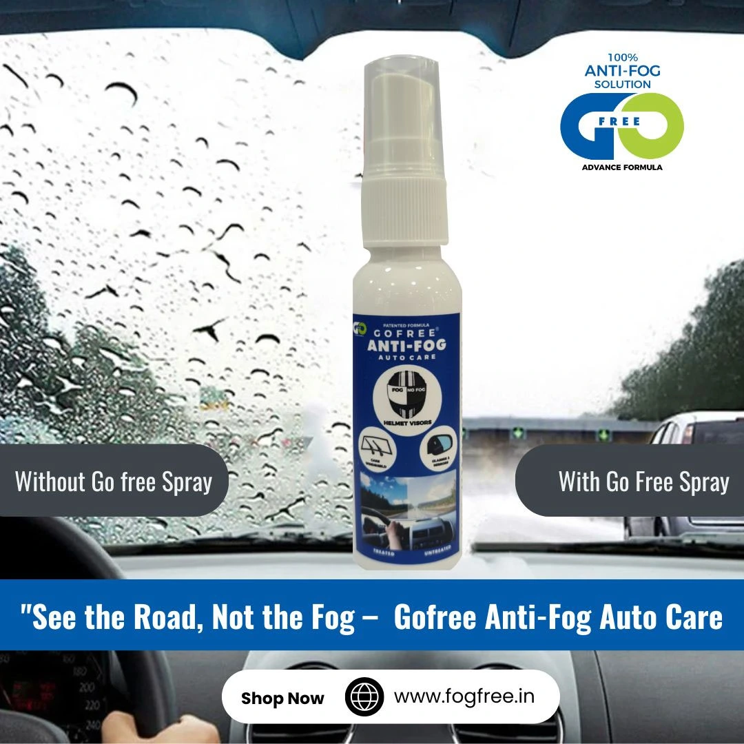 Drive Safely in Any Weather: Gofree’s Best Anti-Fog Spray for Car Windows in Delhi