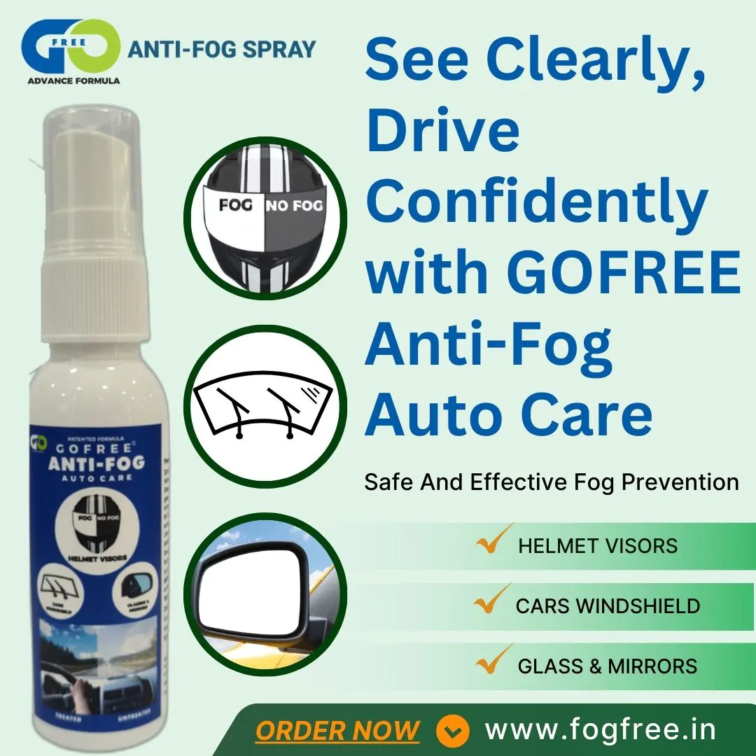 Clear Vision, Safe Ride: Exploring Gofree Anti-Fog Auto Care Spray for Helmets