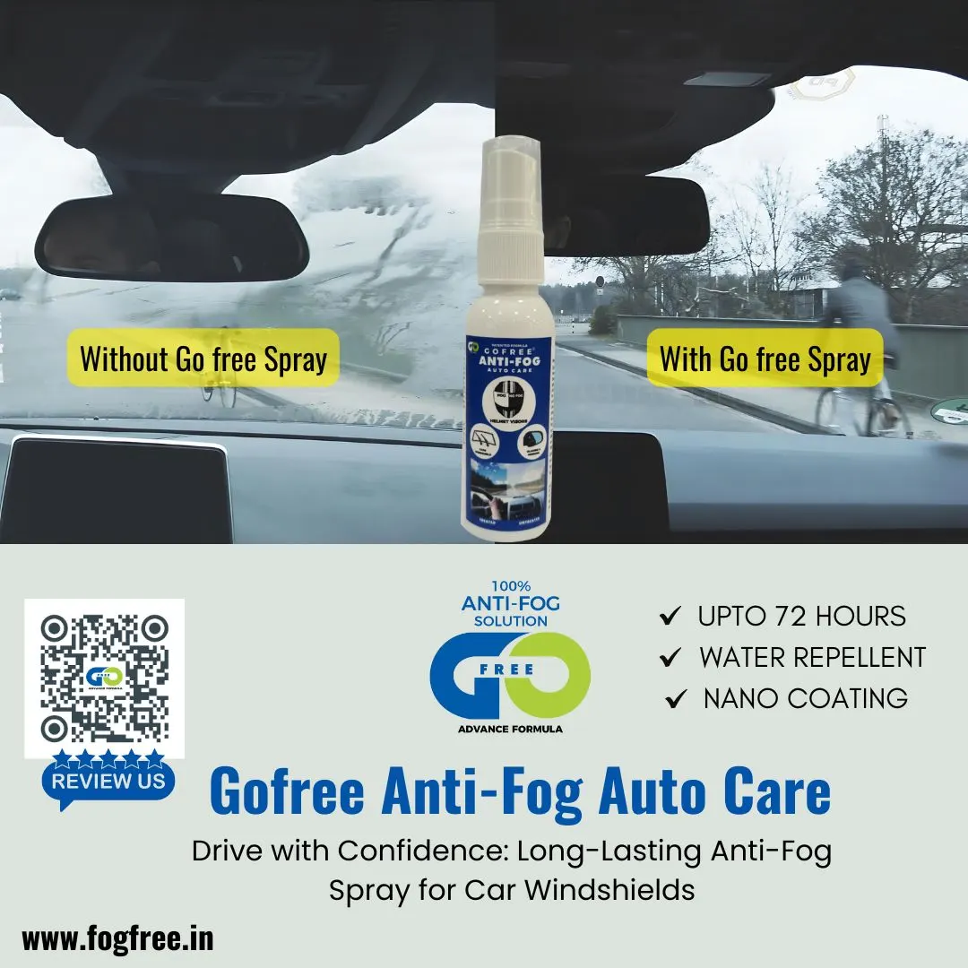 Drive with Confidence: Long-Lasting Anti-Fog Spray for Car Windshields