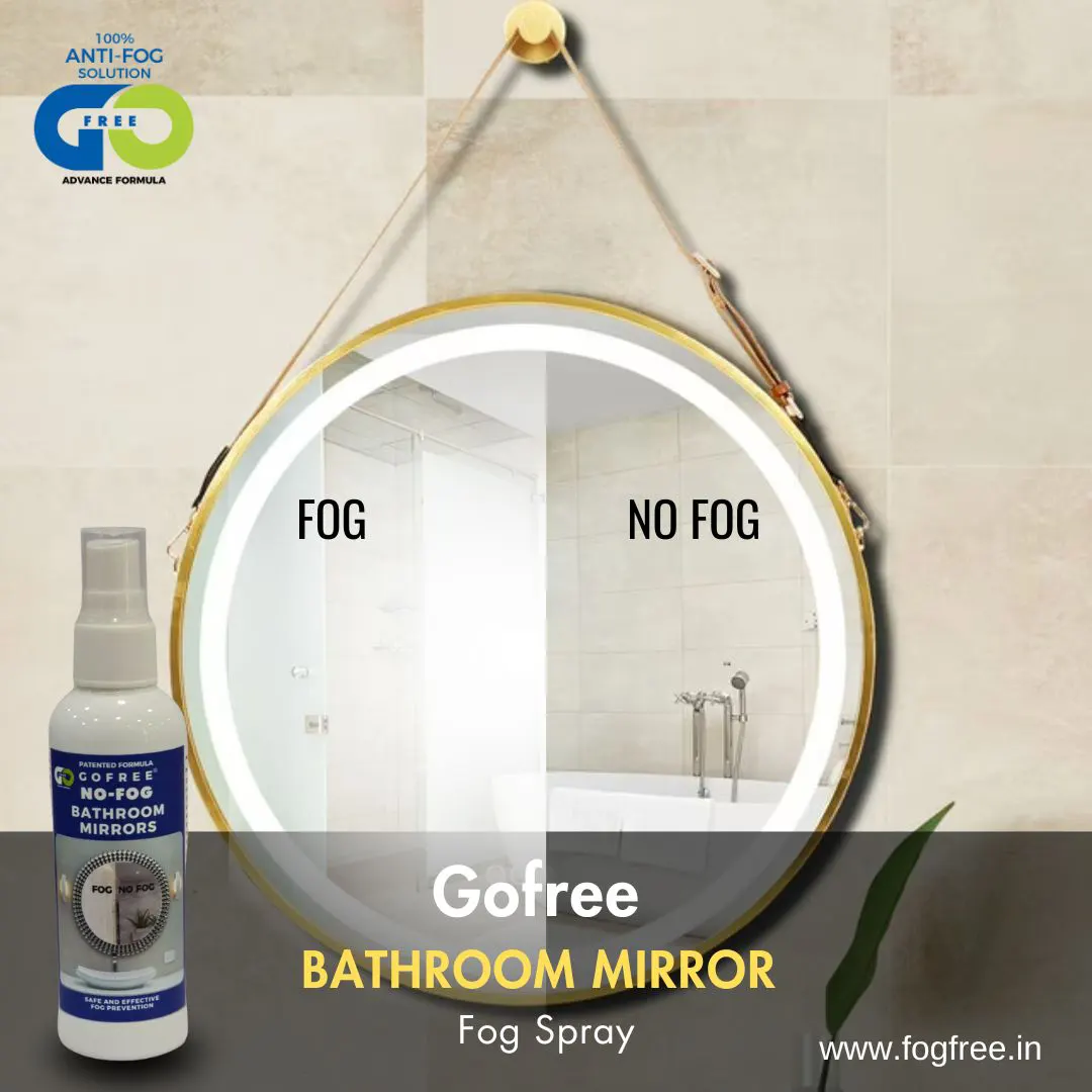 Say Goodbye to Foggy Mirrors with Gofree's Fog-Free Bathroom Mirror Solution