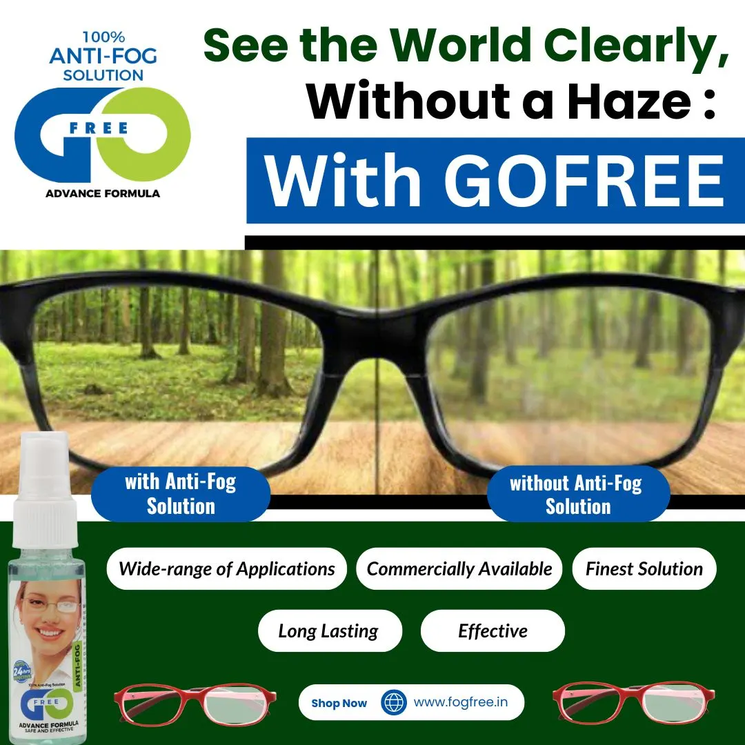 Anti-Fog Solution by Gofree: The Ultimate Choice for Clear Vision