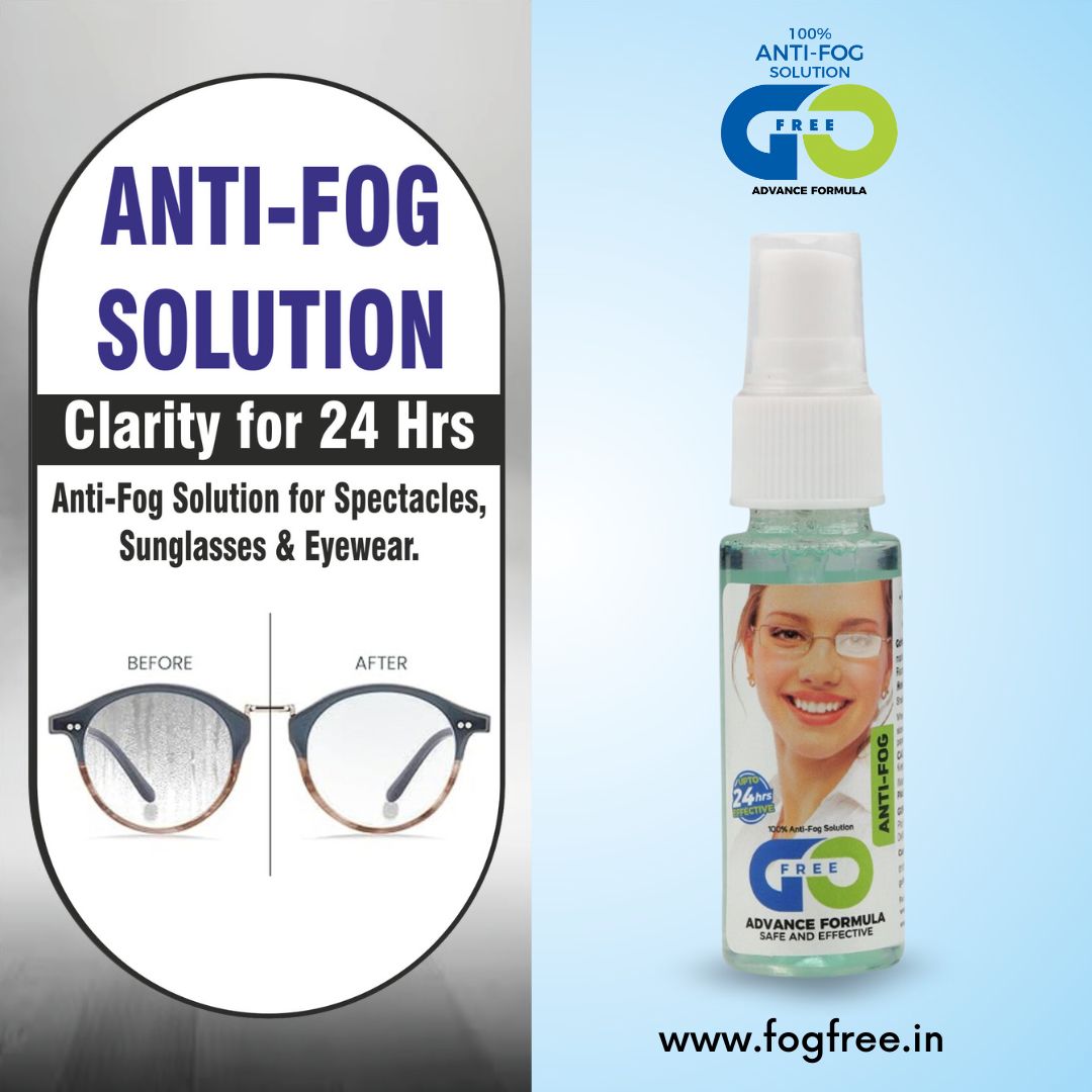 Experience Unmatched Clarity with Gofree’s Best Premium Anti-Fog Spray for Glasses