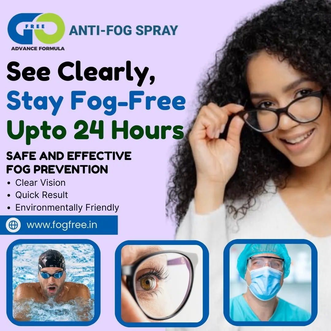GoFree Anti-Fog Spray: Stay Fog-Free for Up to 24 Hours